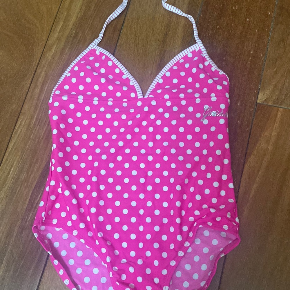 Guess one piece polka dot bikini